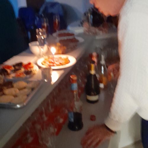 Christian va souffler.