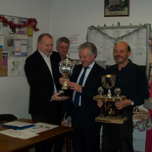Remise des coupes de la rencontre des Administrateurs.