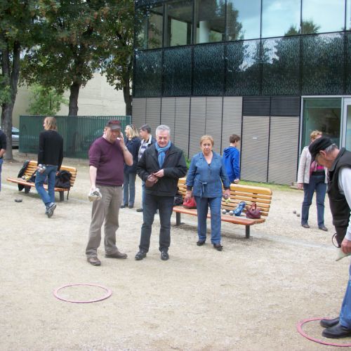 Les joueurs prennent leurs marques.