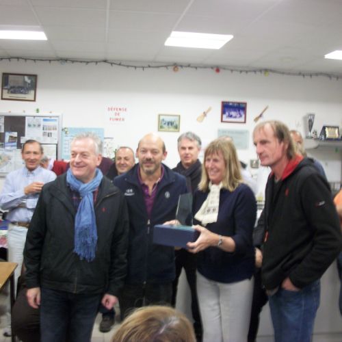 La triplette arrivée Troisième menée par Patrice.