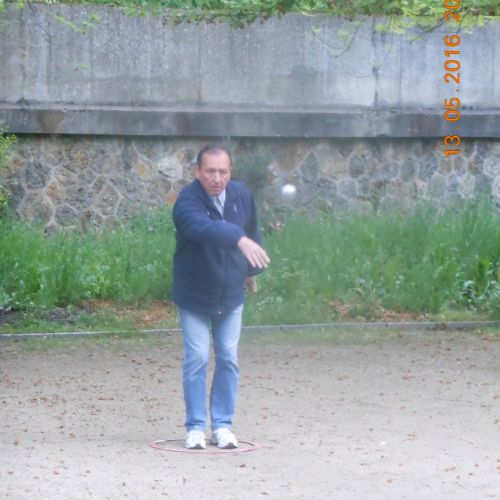 Un des tête-à-tête masculins : Michel au point.