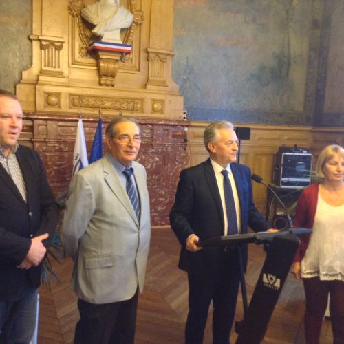 Le discours de Monsieur le Maire, Bernard Goducheau.