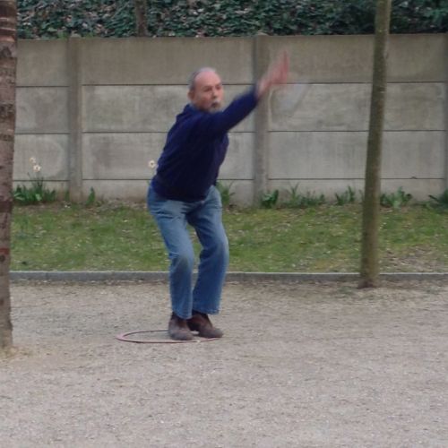 Robert dans son élan.