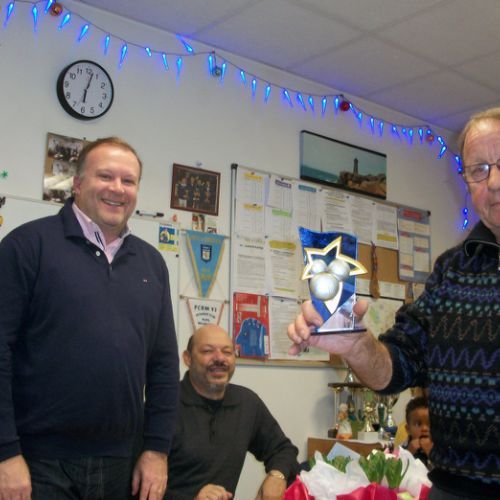 Et le gagnant est ... Jean-Yves, qui a remporté les Triplettes à la mêlée.