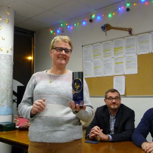 Bravo à Isabelle, qui a remporté avec panache les Doublettes à la mêlée.