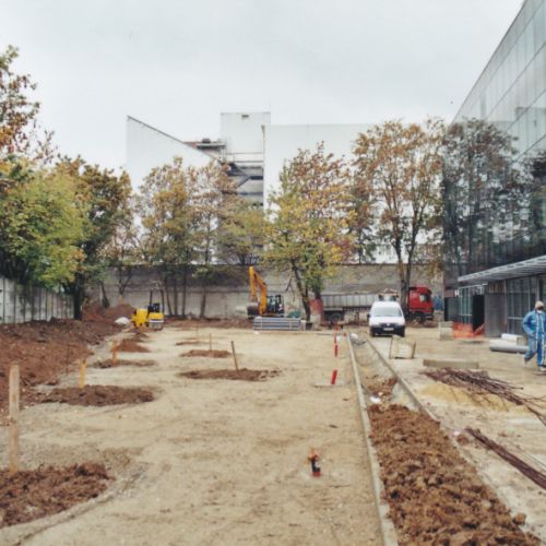 Préparation du terrain.