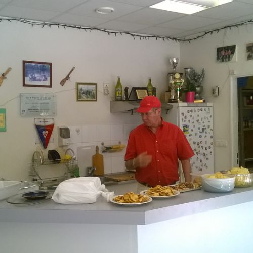 Ravitaillement au stand Ferrari.