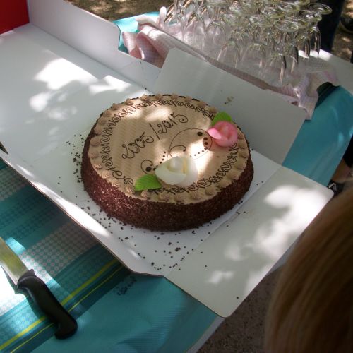 Et le gâteau au chocolat.