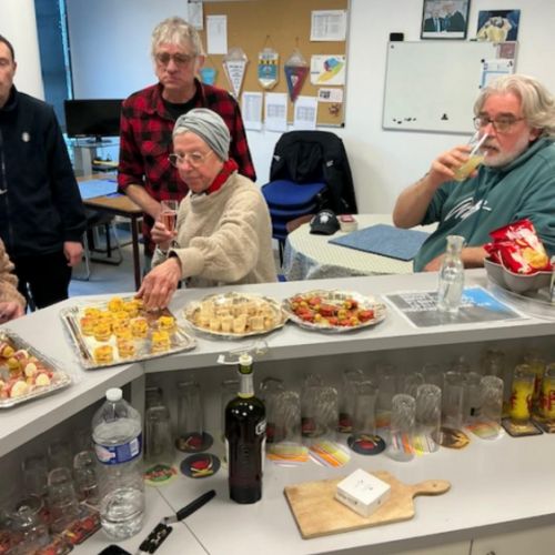 Ca y est, on a attaqué le buffet.