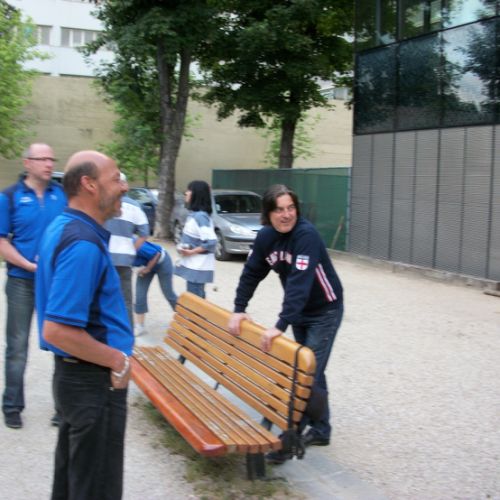 Pascal Diard est passé soutenir l'équipe de Vanves.