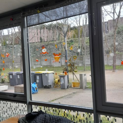 Les décorations faites par Cathy.