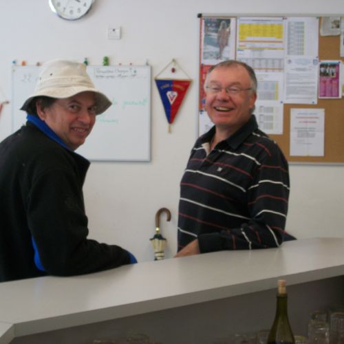 Les vainqueurs de Chatillon (JJ Zeau à droite).