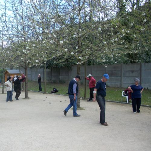 Une des triplettes de Vanves : Françoise, Jacky et Patrick.