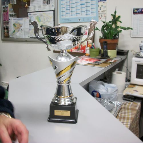 Et voilà la coupe de Noël tant désirée.