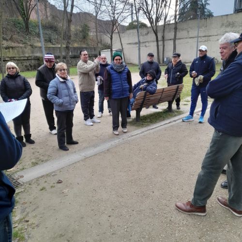 Le tirage avec Hélène au premier rang.