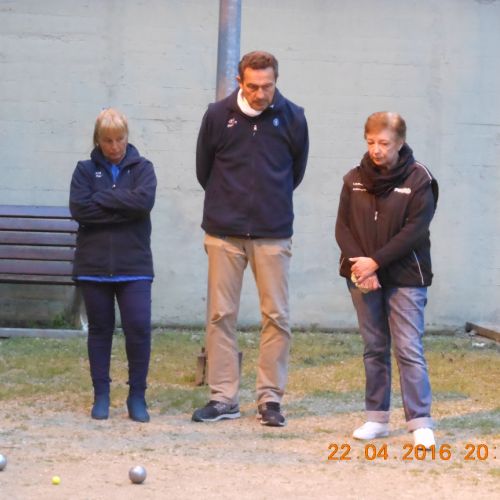 La doublette mixte : Cathy et Richard.